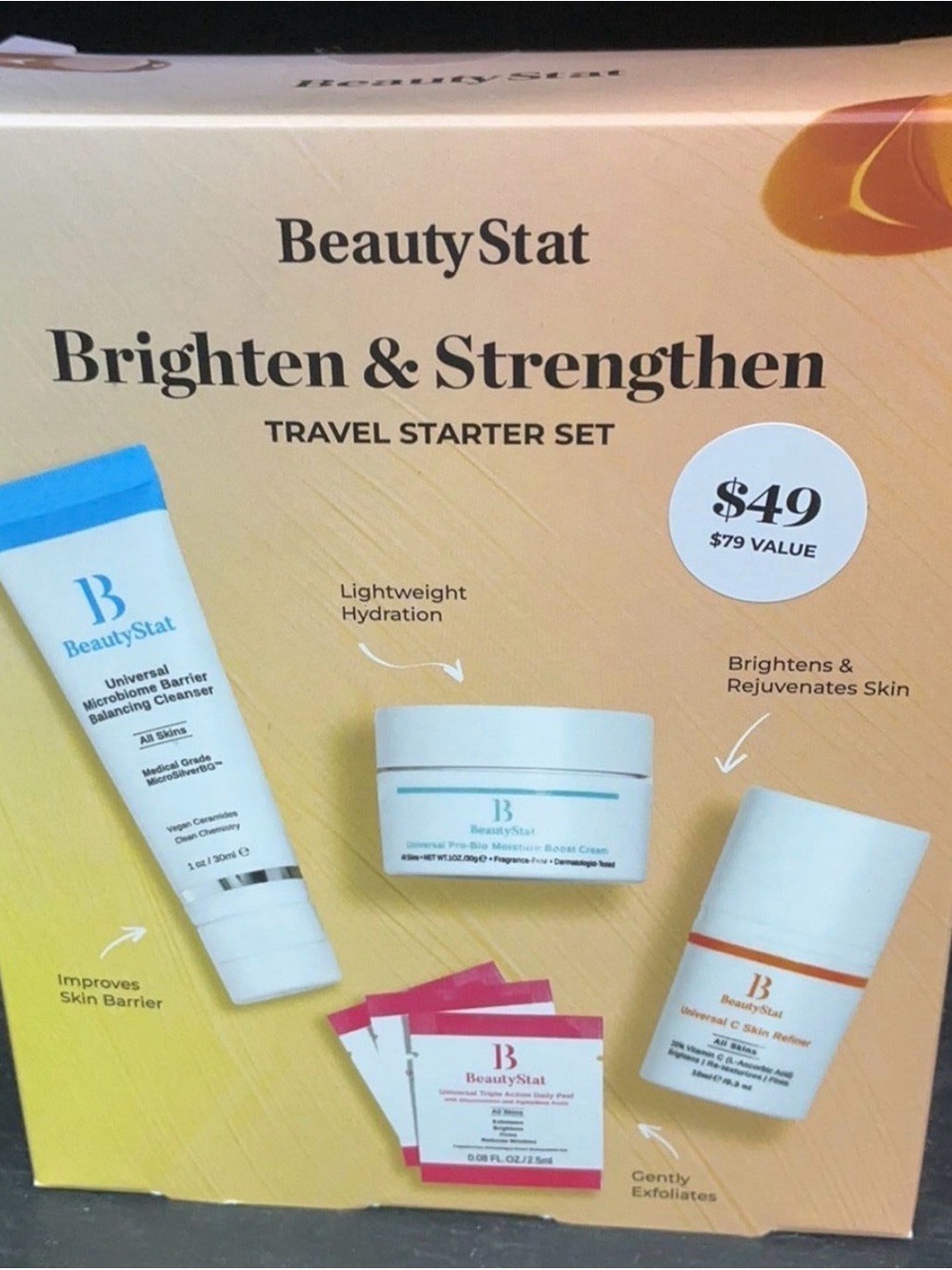 *NEW*6pc*BeautyStat* Brighten & Strengthen Starter Set
